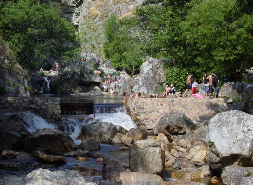 River Beach Fragas De São Simão, Portugal